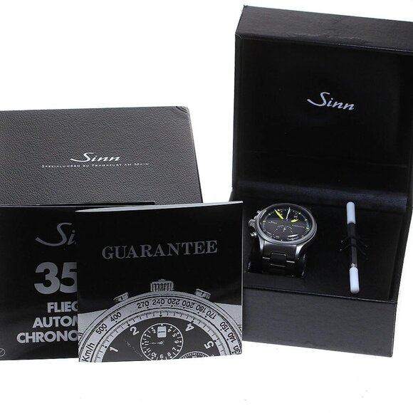 Sinn Euro Vlieger 356 Chronograph day date Black Dial Automatic Men's_815343 - Picture 2 of 7